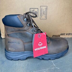 Wolverine Men's Dark Brown Leather Boots